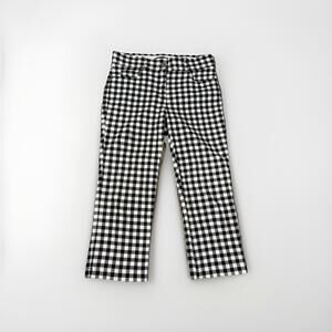 Verve Black & White Checkered Pull-on Ankle Straight Leg Comfort Band Sz 6 (A21)